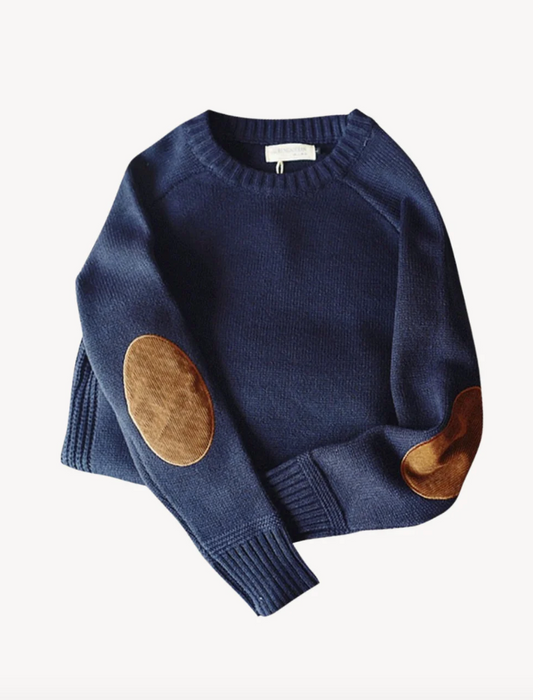 Hector Haven Wool Knit Sweater Blue