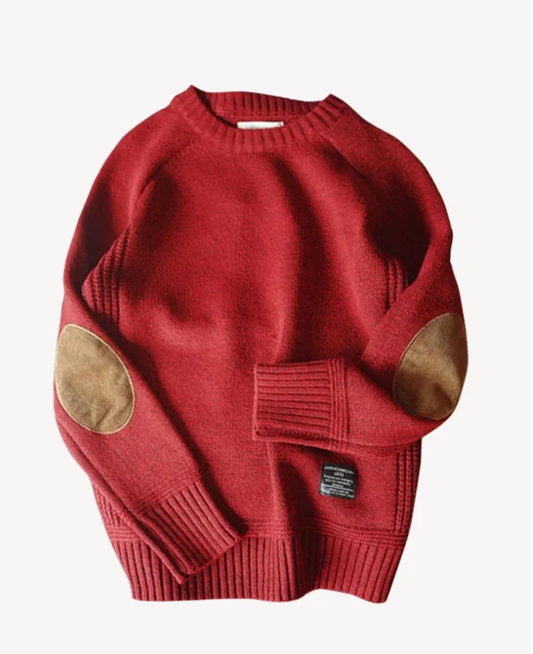 Hector Haven Wool Knit Sweater Red